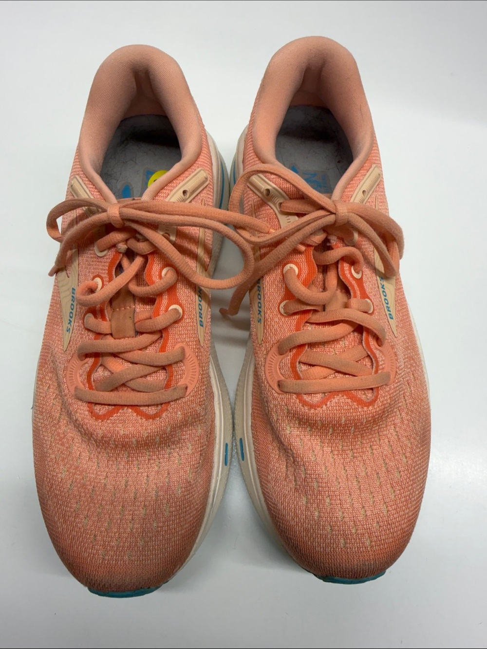Brooks Ghost Max Sneakers Running Lace Up Athletic Shoes Orange Women’s Size 9.5 - Picture 4 of 9